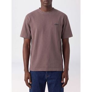 Jacquemus Men Jacquemus Contrast Applique Logo Cotton Crew-Neck T-Shirt